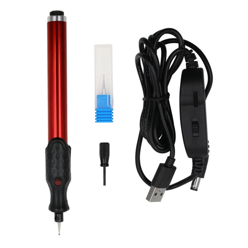 Electric Engraving Pen 163mm Metal Portable Mini Engraver - USB Speed Adjustable Carving Tool for Wood Metal Stone Egg - Image 3