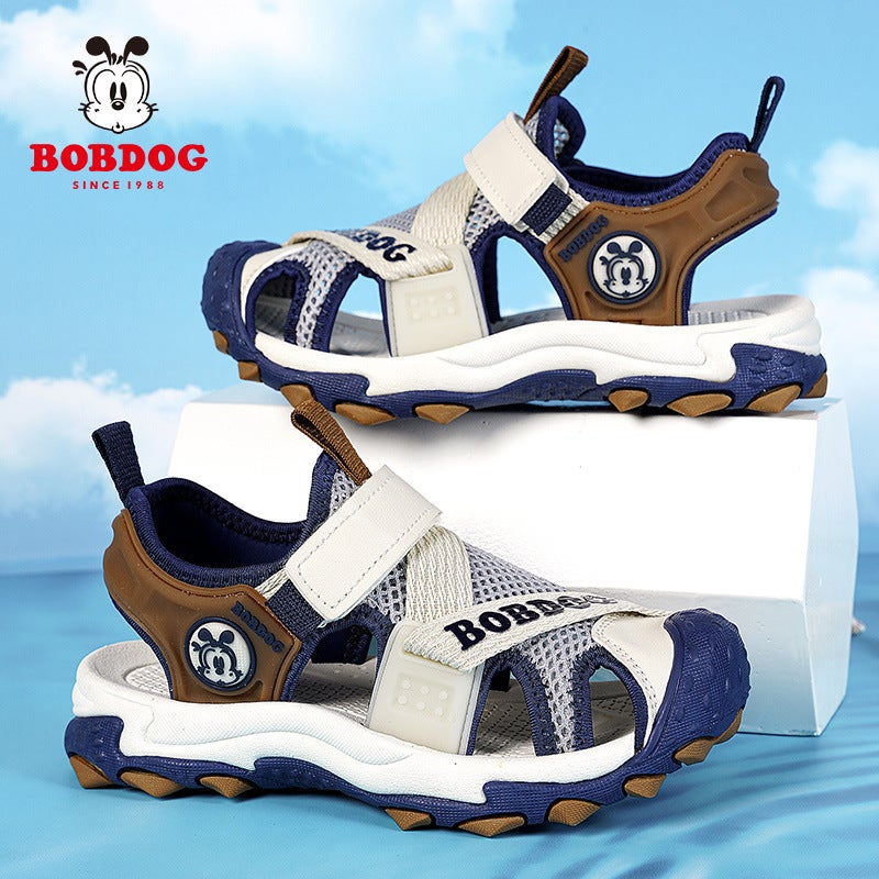 Babudou Boys' Sandals Children'S Shoes Summer Style For Older Boys Closed-Toe Beach Shoes Summer - Image 2
