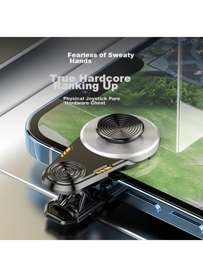 ISKA Yisika Mobile Game Assist Joystick Controller, Honor Of Kings Pubg Movement Aid, Mobile Game Mechanical Buttons, Alloy Non-blocking, Suitable For Apple And Android, Yx56 - Image 3