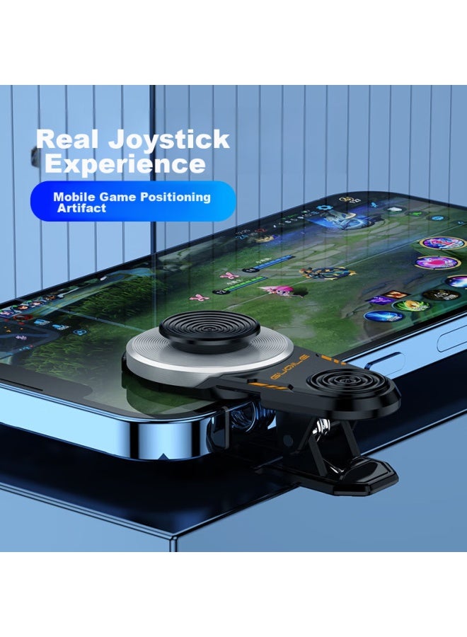 ISKA Yisika Mobile Game Assist Joystick Controller, Honor Of Kings Pubg Movement Aid, Mobile Game Mechanical Buttons, Alloy Non-blocking, Suitable For Apple And Android, Yx56 - Image 1