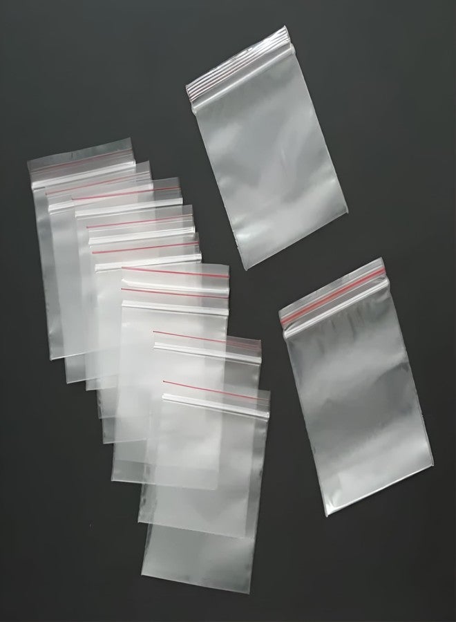 VENDLY أكياس فيندلي القابلة لإعادة الاستخدام بسحاب - عبوة من 100 كيس | بلاستيك متعدد الأحجام وآمن للاستخدام مع الطعام | مانعة للتسرب، آمنة للاستخدام في الميكروويف والفريزر | مثالية للمطبخ والمكتب والمصانع والتخزين في الثلاجة (2.5 بوصة × 3 بوصات) - Image 1