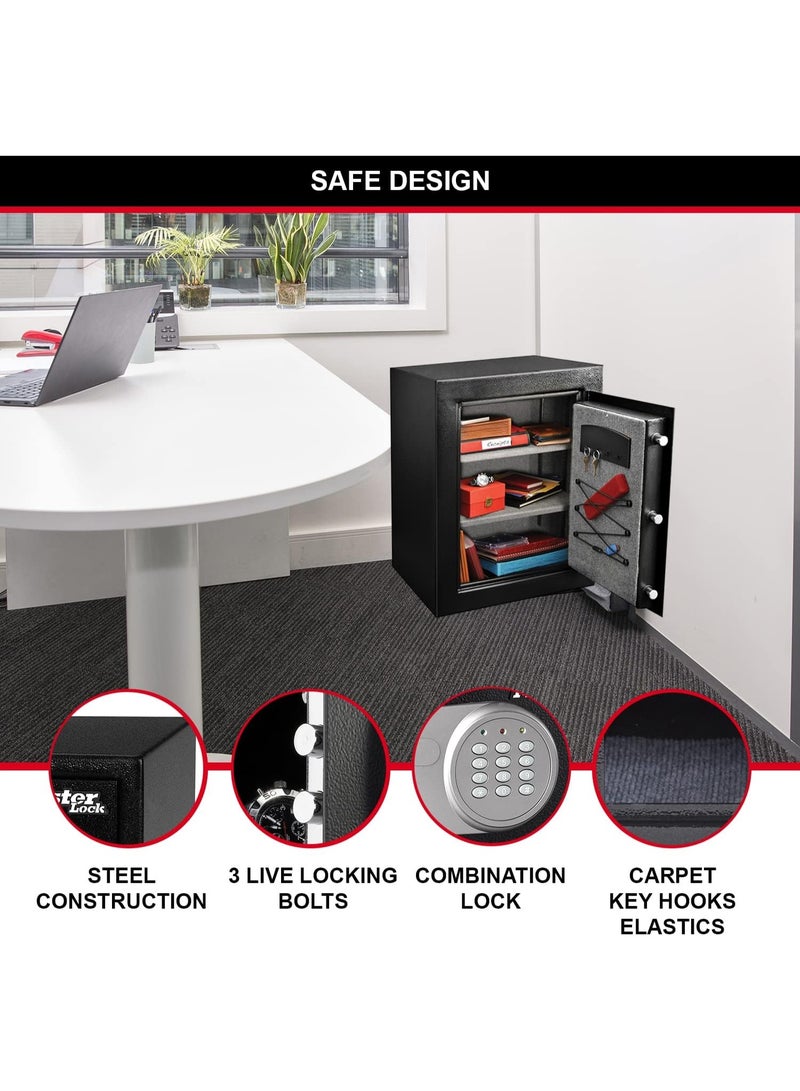 Master Lock T8-331ML High Security Digital Safe, Extra Large 119.9L, Anti Theft Steel Construction, Protect Valuables & Documents - Image 2