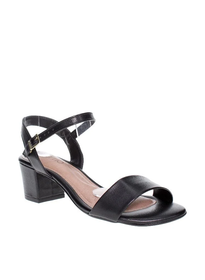 مودار صنادل ويدج بكعب متوسط متعدد الأشرطة