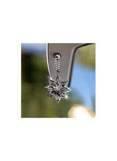 MIRFA Car Rear View Crystal Snowflake Hanging Ornament Pendant  - Image 2