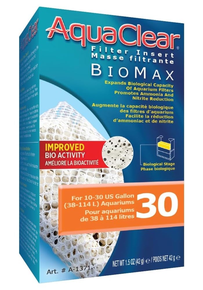 AquaClear BioMax Filter Insert for 30 Gallon Aquariums - 3 Pack