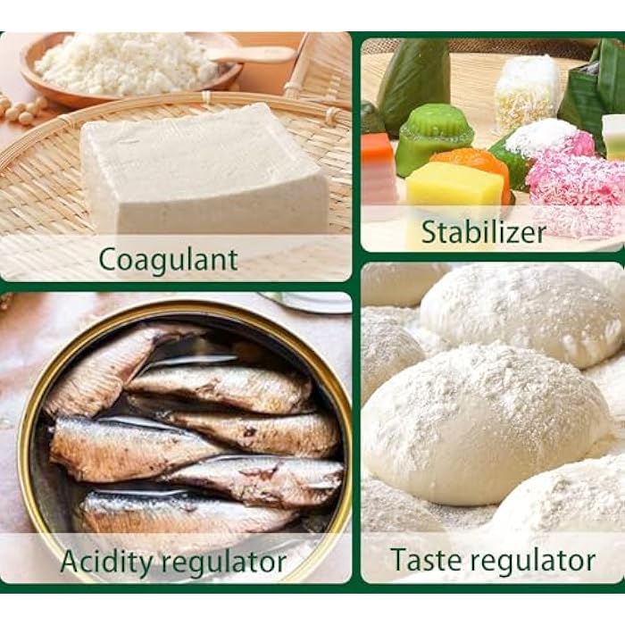 Holamdo 10oz/280g Food Grade Magnesium Chloride Powder - 100% Pure Magnesium Chloride, Non-GMO | Coagulant & Acidity Regulator for Jelly, Candy, Pickled Food | Dairy Free, Gluten Free, Sugar Free - Image 3