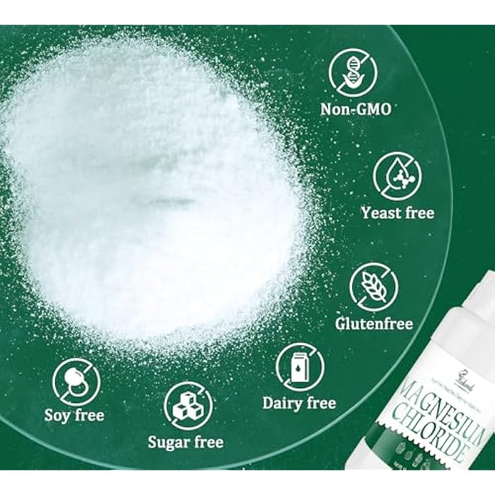 Holamdo 10oz/280g Food Grade Magnesium Chloride Powder - 100% Pure Magnesium Chloride, Non-GMO | Coagulant & Acidity Regulator for Jelly, Candy, Pickled Food | Dairy Free, Gluten Free, Sugar Free - Image 2