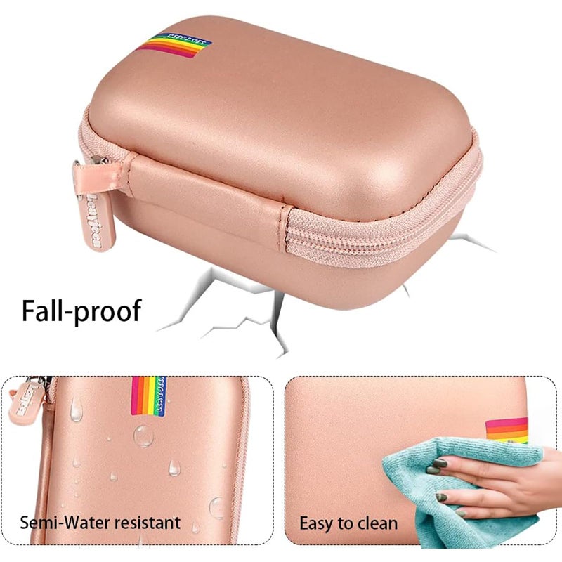 Leayjeen Kids Camera Case Compatible with Goopow/SGAINUL/Gofunly/ArtCWK and More Kids Digital Cameras, and Birthday Gifts for Boys and Girls-Gold(Case Only) - Image 4