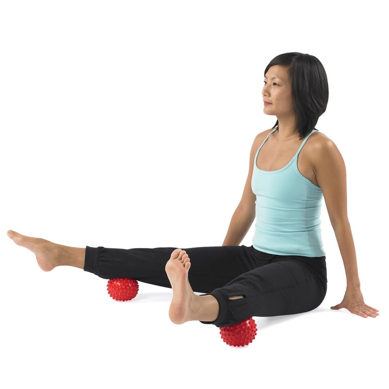 OPTP Franklin Method Easy Grip Ball Set (Pair) - Soft, Bumpy Inflatable Balls for Sensory Stimulation and Franklin Method Relaxation Exercises - Image 2