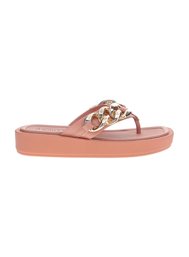 Beira Rio Embellished Flat Sandals - Image 1