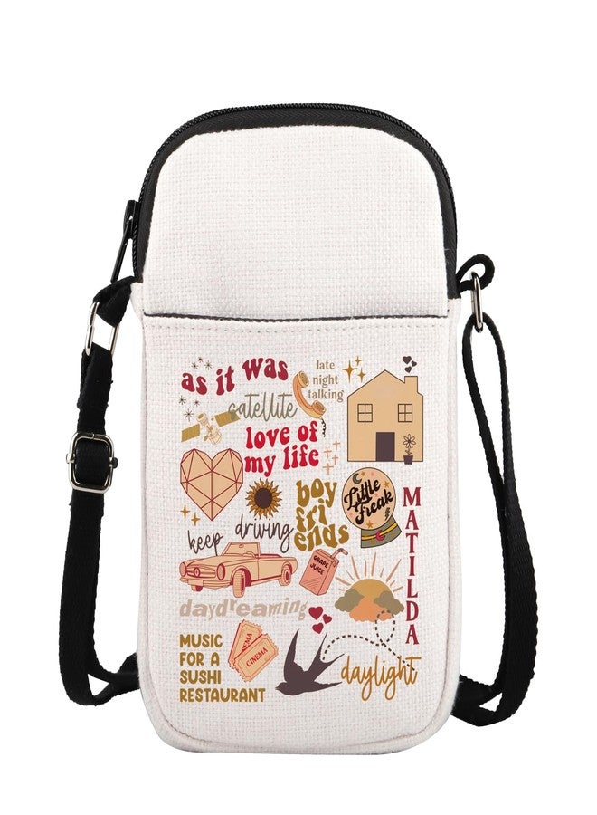 BLUPARK Singer Merch Singer Crossbody Bag Singer Album Inspired Gift Singer Fan Gift Singer Album Gift Music Lover Gift Merchandise (CB, As was Mini) - Image 1