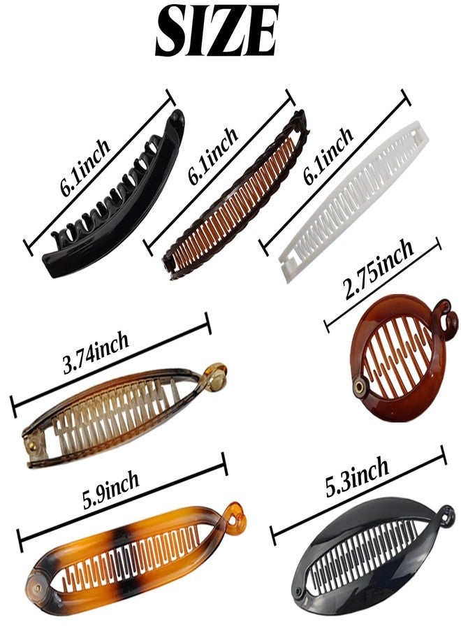 ROYHOO 20PCS Banana Hair Clips Classic Hair Comb Banana Clips Ponytail Hair Holder for Women Girls, 7 Styles - Image 2