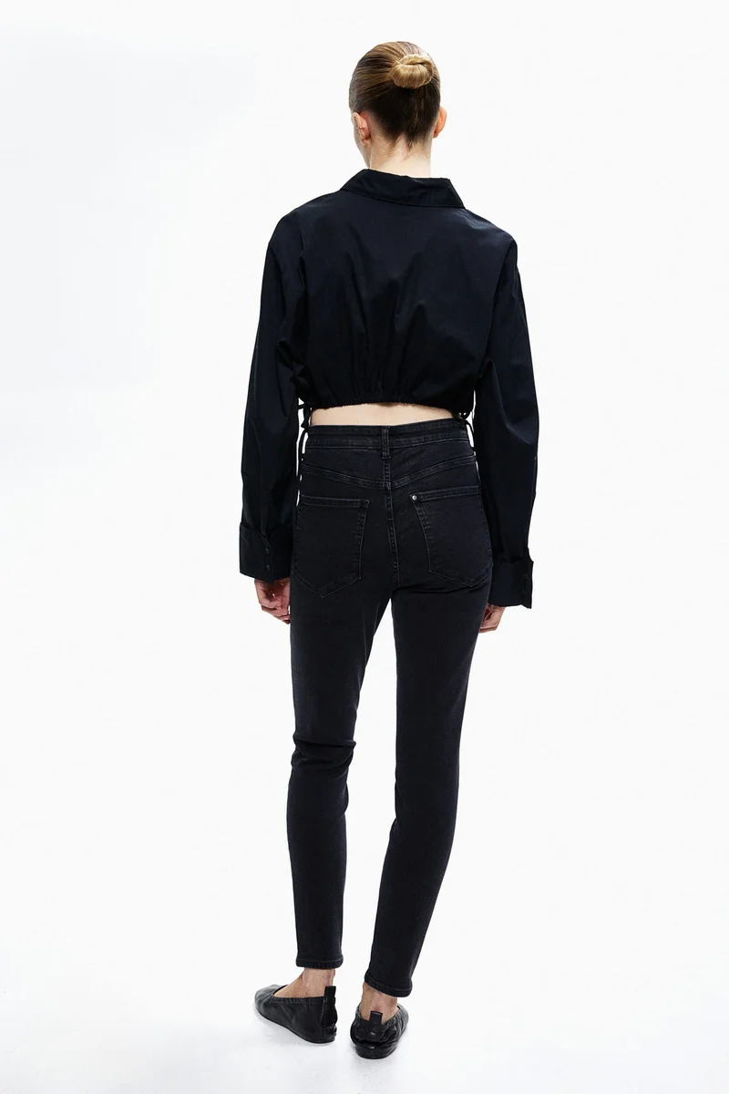 H&M True To You Skinny Ultra High Ankle Jeans