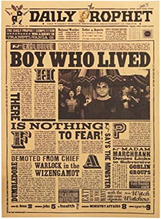 Harry Potter vintage poster (42x27 cm)