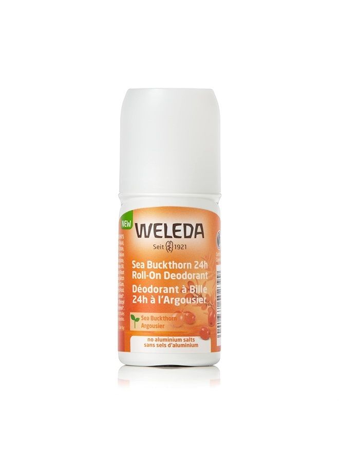 Weleda Sea Buckthorn 24H Roll-On Deodorant, 1.7 Fluid Ounce, For Women and Men, Plant Rich Odor Protection with Sea Buckthorn Oil, No Aluminum Salts - Image 1