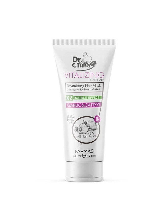 FARMASI Dr. C. Tuna Vitalizing Garlic Shampoo And Hair Mask Natural Hair Treatment For Hair Growth Prevents Hair Loss Stimulates Growth Relieves Itchy Scalp With Capixyl (Shampoo And Mask) - Image 4