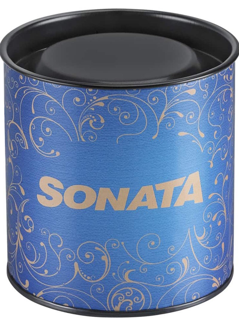 سوناتا ساعة يد رجالية معدنية دائرية بعقارب  - . مم - Image 5