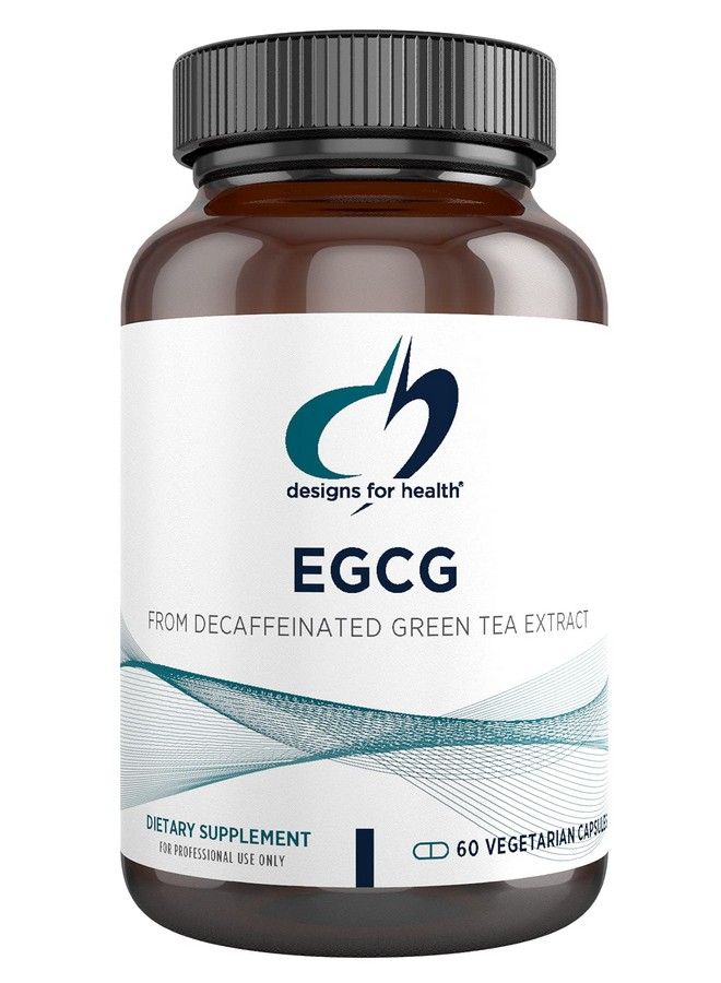 Egcg Decaffeinated Green Tea Extract (225Mg) + Polyphenols Antioxidant Supplement Nongmo Vegan Green Tea Pills (60 Capsules)