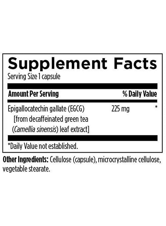 Egcg Decaffeinated Green Tea Extract (225Mg) + Polyphenols Antioxidant Supplement Nongmo Vegan Green Tea Pills (60 Capsules)