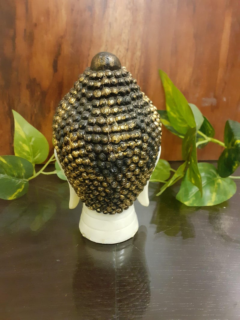 AFTERSTITCH Buddha Face Statues for Living Room Buddha Idols for Home Decoration Big Size Murti of Lord Gautam Buddh Showpiece Garden Fountain Decorative Items Figurine Door Entrance Gift - Image 5