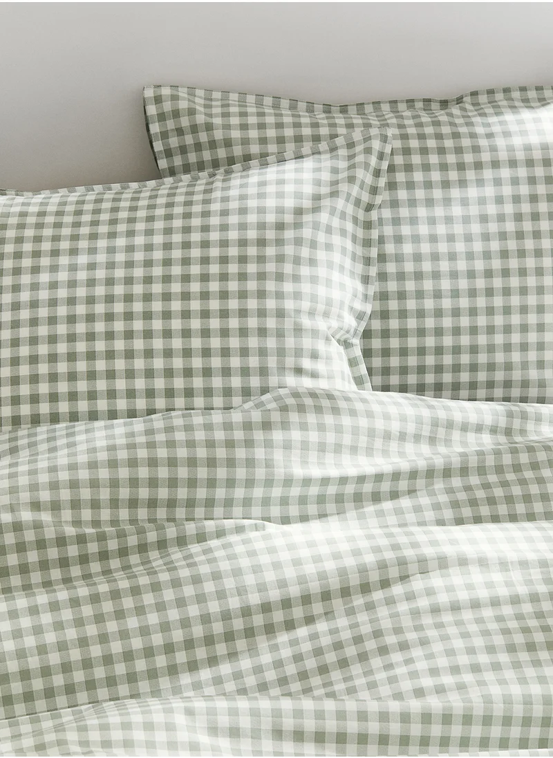 H&M Patterned Double/King Size Duvet Cover Set