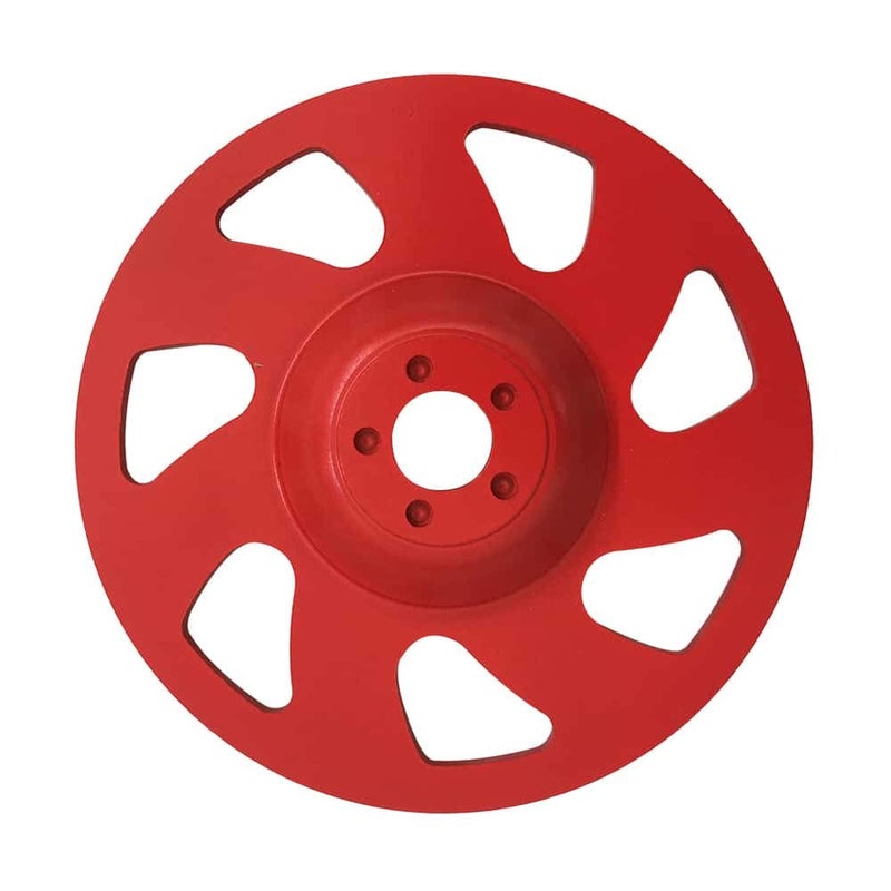 EDiamondTools 6" High Performance Diamond Grinding Wheels for Aggressive Concrete, Paint, Epoxy, Mastic, Coating Removal, 20/25 Grit, Turbo Segments, 19mm Arbor Hilti DG150 - Image 3