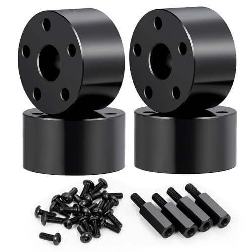 MOHERO 4Pcs Extend 19mm Front Wheel Hex Adapter Wheel Wideners for 110 Tamiya Clod Buster Upgrade Part - Image 1