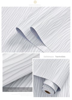 Anna 45cm x 5m Waterproof Decorative Wallpaper for Home Bedroom and Living Room Wall  - Image 2