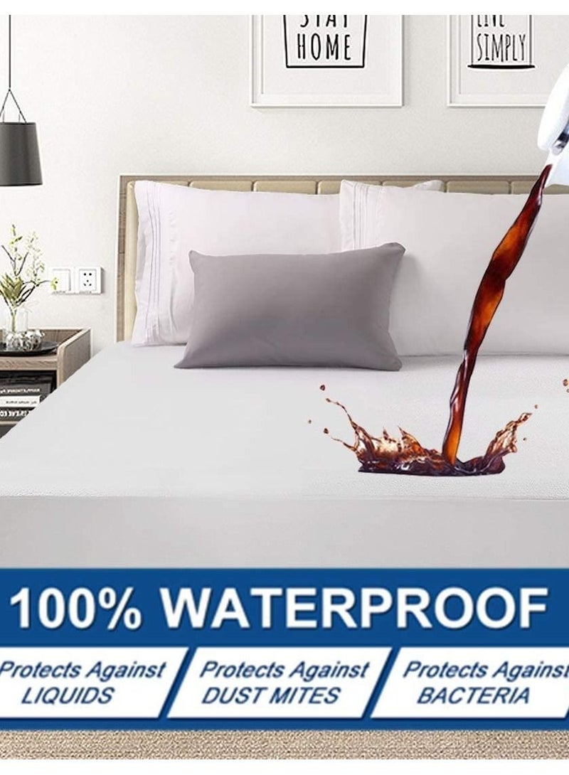 Comfy واقي مرتبة مريح مقاوم للماء من تيري مقاس 180 × 200 سم