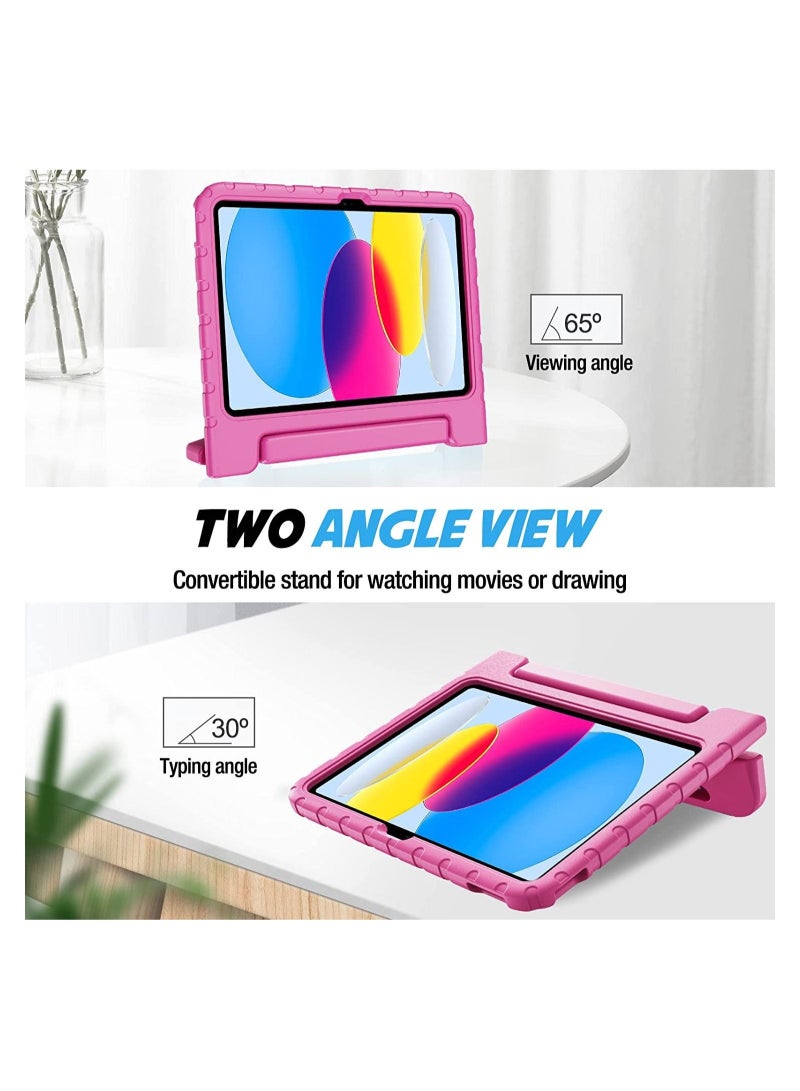 Kids Case For iPad 12th Gen 11 inch 2026/iPad A16 11th Gen 11 Inch 2025 / iPad 10th Gen 10.9 Inch 2022, Shockproof Stand Cover With Convertible Handle Light Weight Kids Friendly Case For Boys Girls Toddlers - Image 4