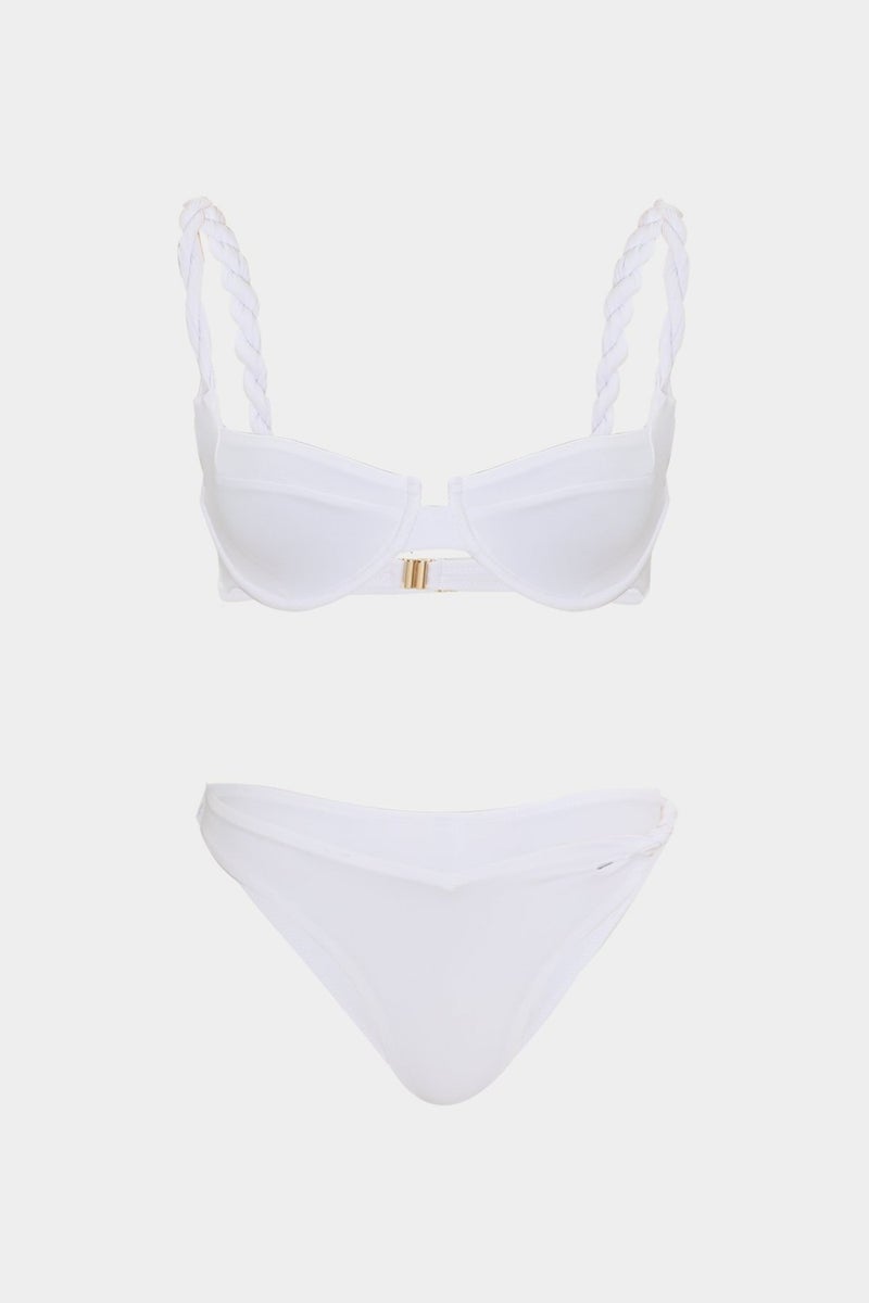 Açelya Okcu Azalea Okcu Premium Twist Strap Detailed Frigg Fit Women's Bikini Top  - Image 1