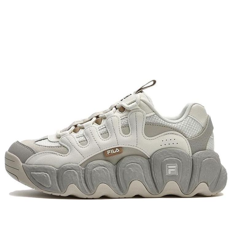 FILA (WMNS) FILA CROISSANT Chunky Sneakers 'Grey White' - Image 1