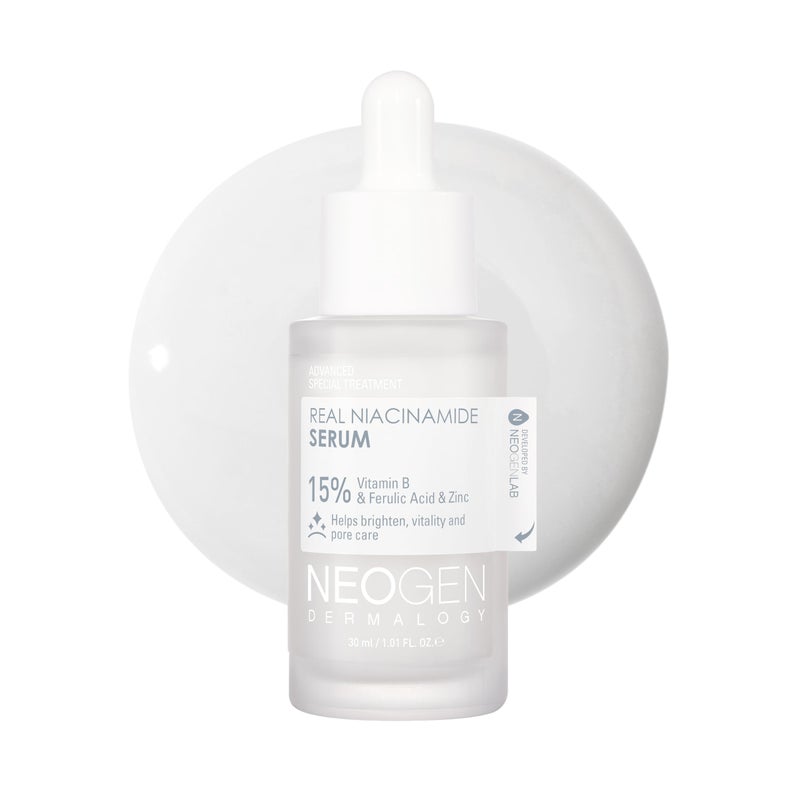 DERMALOGY by NEOGENLAB DERMALOGY by NEOGEN Real 15% Niacinamide Serum, Pore Minimizer, Dark Spot Face Serum, Hydrating Vegan Facial Serum with Zinc, Korean Skin Care (30 ml/1.01 Fl Oz) - Image 1