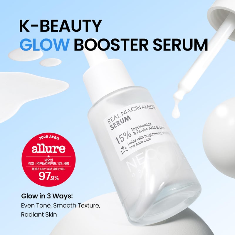 DERMALOGY by NEOGENLAB DERMALOGY by NEOGEN Real 15% Niacinamide Serum, Pore Minimizer, Dark Spot Face Serum, Hydrating Vegan Facial Serum with Zinc, Korean Skin Care (30 ml/1.01 Fl Oz) - Image 2