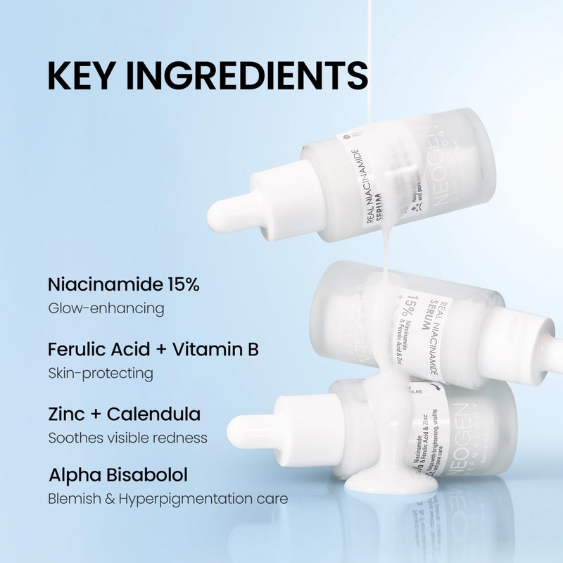 DERMALOGY by NEOGENLAB DERMALOGY by NEOGEN Real 15% Niacinamide Serum, Pore Minimizer, Dark Spot Face Serum, Hydrating Vegan Facial Serum with Zinc, Korean Skin Care (30 ml/1.01 Fl Oz) - Image 5