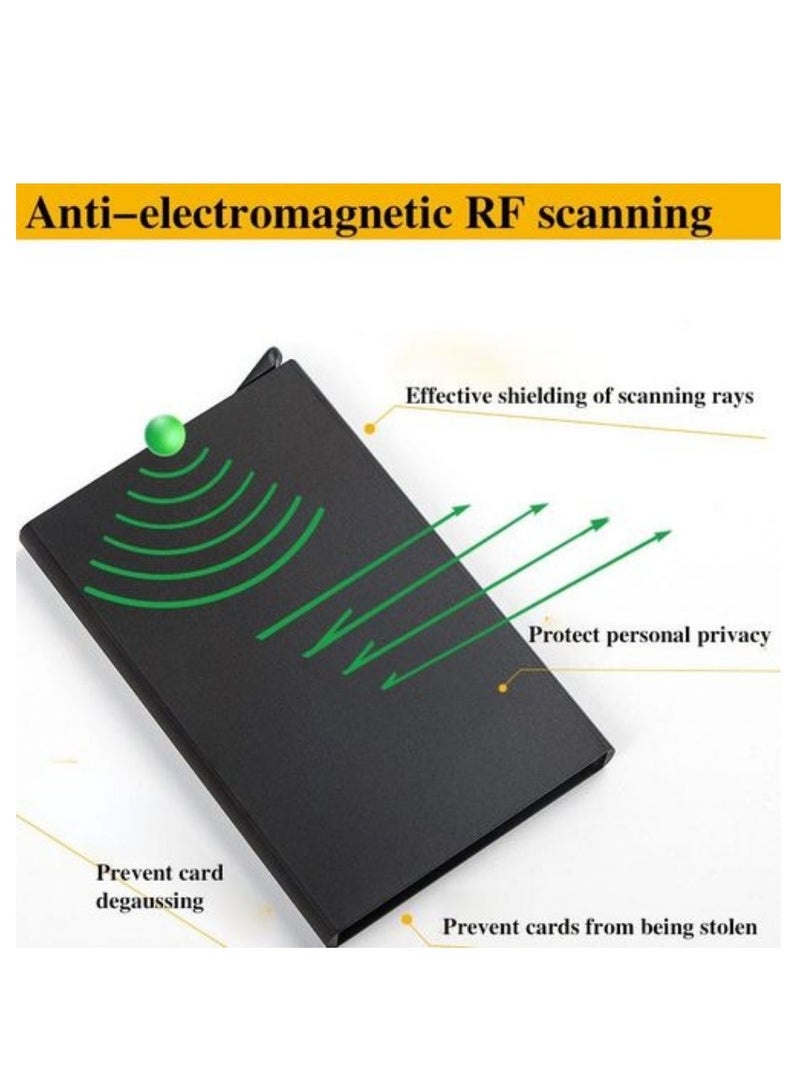 RFID blocking protective metallic credit card holder wallet  - Image 3