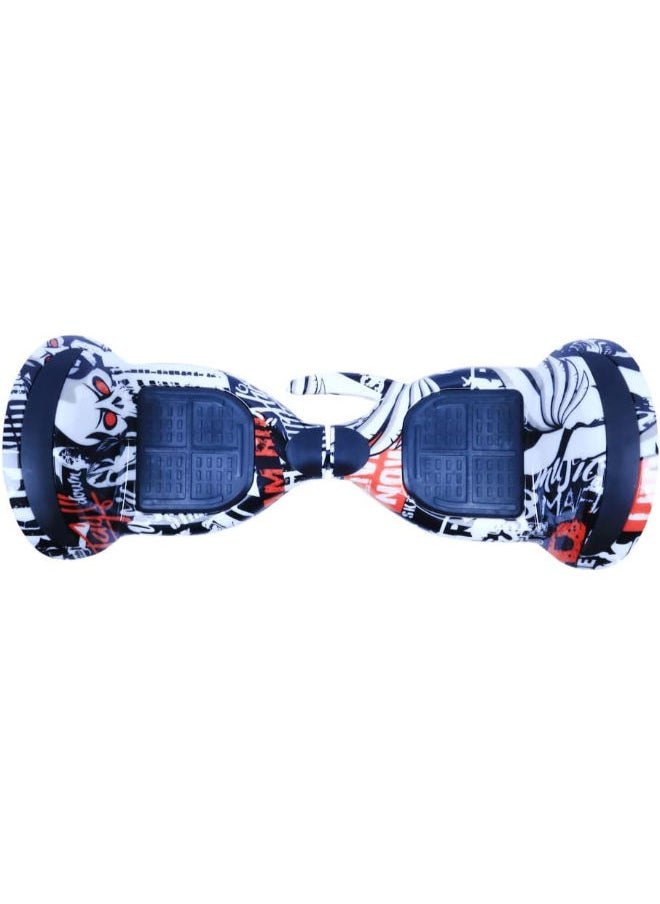Smart Smart Electric Balance Hoverboard 6.5 Inches Multicolor Rider Modes: Beginner to Expert 