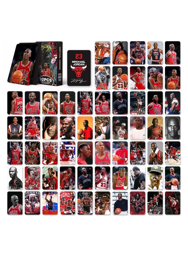 NIBEMINENT 92 Pcs Basketball Player Michael Jordan Lomo Cards Card For Fans Collection Gifts - Image 3