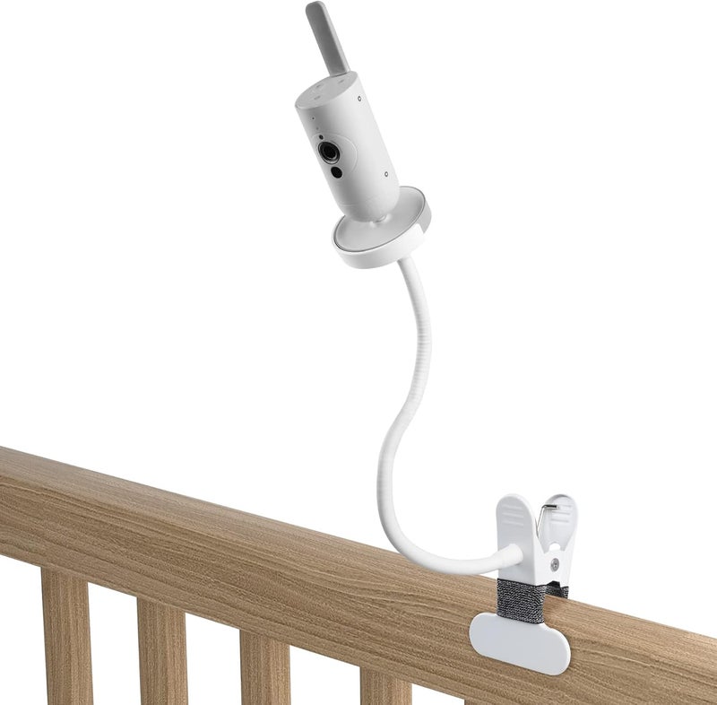 Koroao مشبك تثبيت لكاميرا مراقبة الأطفال Philips Avent Connected SCD97337 SCD92326 SCD92126 باللون الأبيض - Image 1