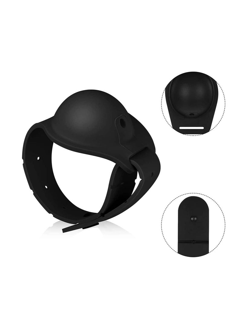 SYOSI Hand Sanitizer Bracelet 1 Pieces Hand Sanitizer Dispensing Bracelet Silicone Wearable Liquid Dispenser Refillable Wristband with 1 Pointed Squeeze Bottle for Kids Adults 15 ml - Image 3