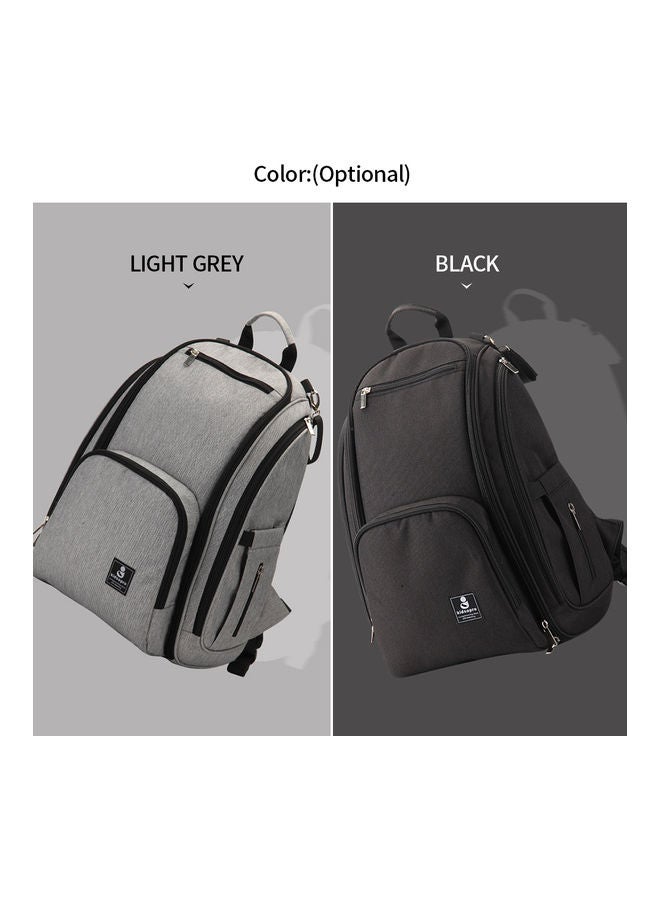 NIBEMINENT Multi-Functional Waterproof Large Capacity Diaper Baby Backpack With Stroller Hooks - Image 2