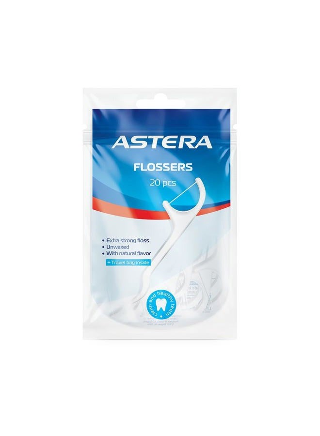 Astera Floss Picks - 20 PCS