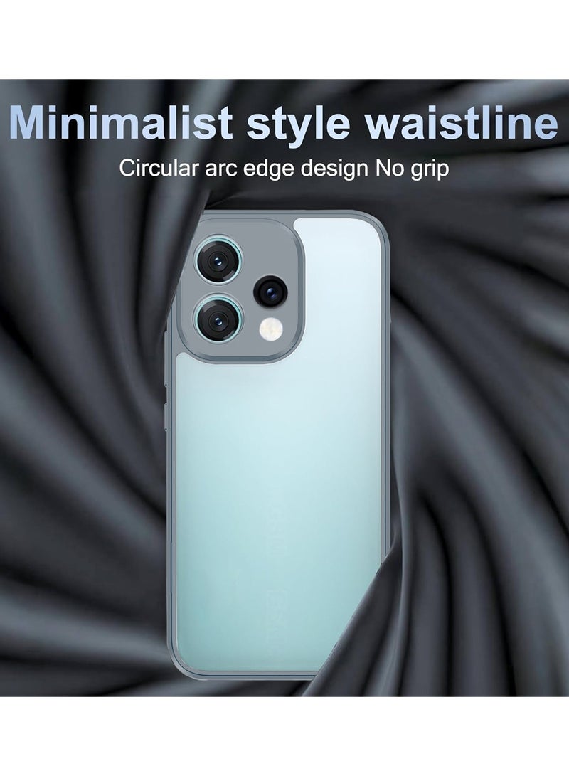 Wtech Oppo Reno15 5G 2026 Hybrid TPU Silicone with Raised Camera Slim Armour Case Cover (MCAPSA) - Clear/Grey - Image 3