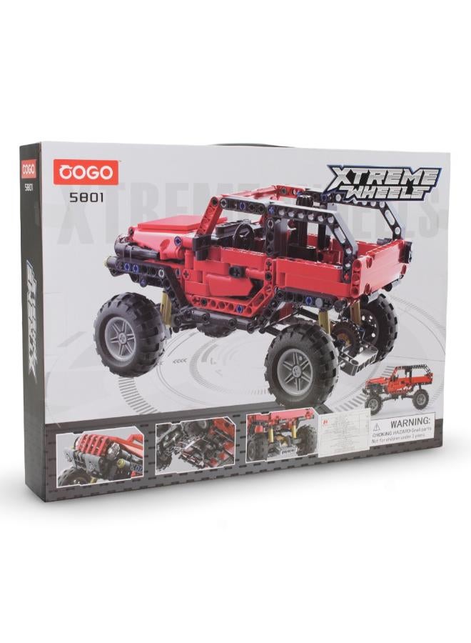 كوجو Cogo Off-Road Jeep بناء Block مجموعة – 501 Pcs - Image 3