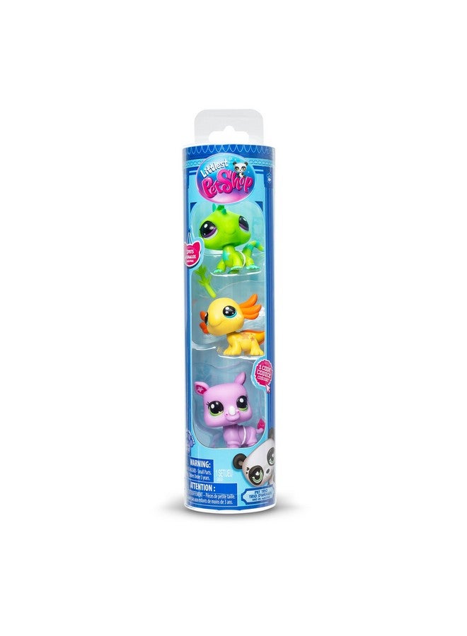 Littlest Pet Shop, LPS Wild Vibe BF00557 3 Pack Mobiled Headed Pets, Generation 7, Pets, #35 to #42, for Ages 4+ Years, Multi-Colour - Image 2