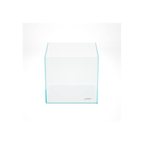 Landen 30C 66 Gallon Rimless Low Iron Aquarium Tank W118D118H118 in30x30x30cm 5mm Thickness with Nano Foam Leveling Mat Included
