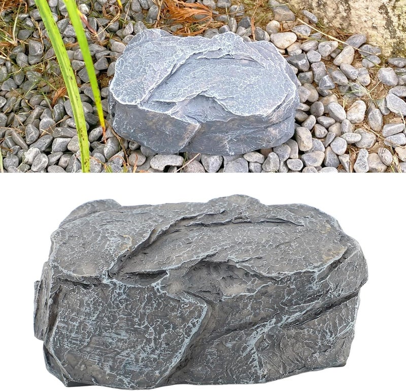 Fake Rock Key Hider for Outdoor Yard, Storage Decorative Hide A Key Holder Box - Image 3