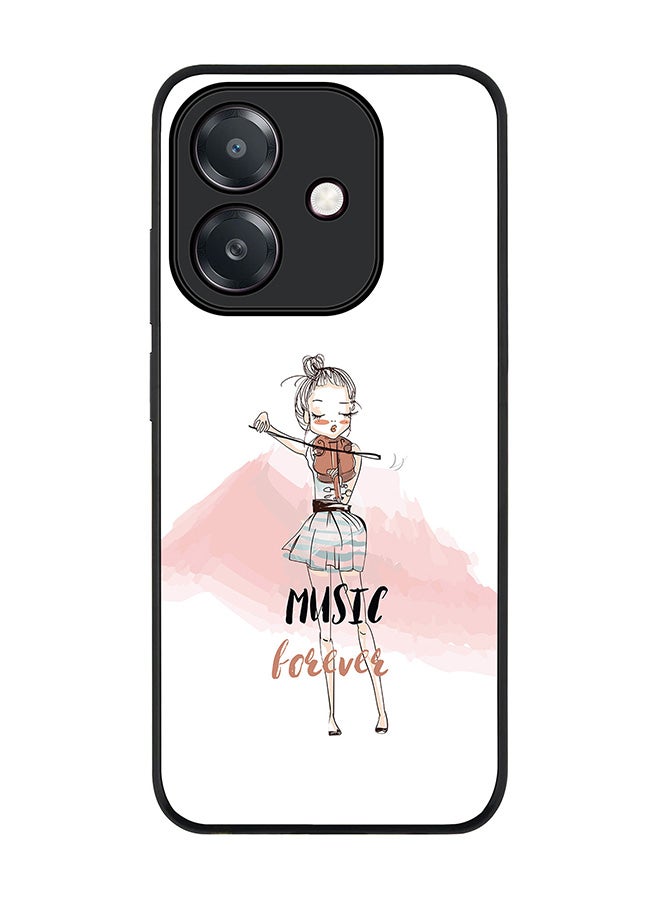 Stylizedd For Oppo A5i Case,Slim fit Camera Protection, Shockproof Thin Phone cover  - Music Forever