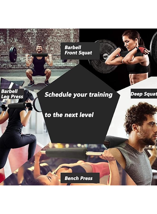 NALACAL Barbell Shoulder Pads 2Pcs Weight Lifting Pad Weight Bar Neck Protector Thick Foam Barbell Squat Pad Neck Pad Squat Pad For Hip Thrust Weightlifting And Heavy Squats 39Cm  - Image 4