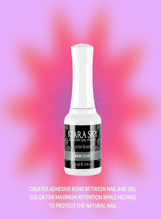 KIARA SKY Gel Polish Base Coat 0.5 fl oz | Adhesive Bond - Image 2